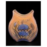 Cameo Art Glass Vase Signed Galle vtg