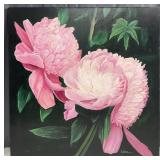 E. Mistlberger Pink Peonies Oil Painting