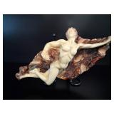 Art Deco Style Nude Female Relief Plaque