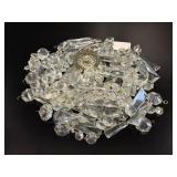 Vintage Crystal Chandelier Prisms Lot