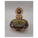 Murano Sommerso Style Art Glass Perfume Bottle