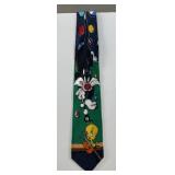 Vtg Looney Tunes Mania 1993 Tweety & Sylvester Tie