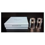 Wedgwood Silver-Plated Salt & Pepper Shakers w Box