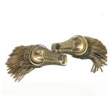 Paire d'ï¿½paulettes dï¿½coratives de style militaire