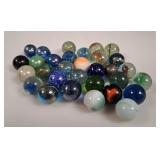Vintage Shooter Marbles: Vitro, Akro & Peltier Lot