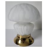 Vintage italian Murano Mushroom desk lamp glass