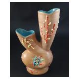 MCM Italian Asymmetric Double Spout Pottery Vase