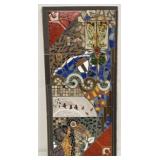 Mid-Century Style Mixed-Media Mosaic Panel