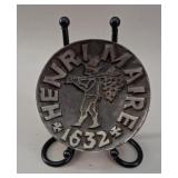 Henri Maire French Wine Cast Metal Advertising