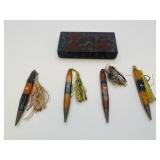 Set 4 1930s Catalin Bakelite Bridge Pencils