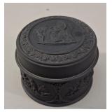 c1860 Wedgewood Black Basalt Covered Box