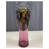 Large Signed 'Kitras' Art Glass vase