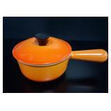 Le Creuset Volcanique Flame Saucepan #14 vtg