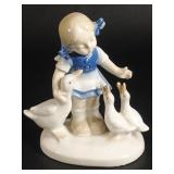 Carl Scheidig Grafenthal Goose Girl Figure