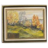 1960s Signed Louis Dobry Ontario Landscape Gouache