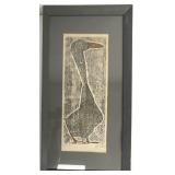 1949 Leona Pierce USA 'Goose' Woodcut