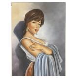 Portrait of a Woman. Guy Beland Oil Painting