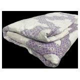 Antique Hand Stitched 'Drunkard Path' Quilt
