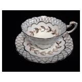 Paragon China Gilt Trellis Teacup and Saucer