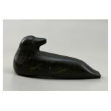 MCM Inuit Soapstone Seal Carving E7-132