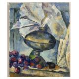 1959 Signed M.Solomon Cubist Still Life Painting