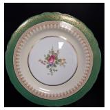 Aynsley England Bone China Floral Cabinet Plate