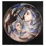 Jordi Bonet RCA, MCM Studio Pottery Wall Charger