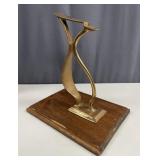 Antique Brass Shoe Shine or Cobble Stand