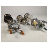 5 Baitcasting Fishing Reels 1930s-50s
