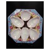 Antique Continetal Porcelain Oyster Plate