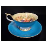 Aynsley Signed D. Jones Orchard Fruit Teacup &