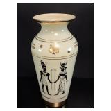 Mid-Century Bavarian Egyptian Revival Gilt Vase