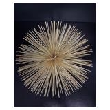 Mid-Century Curtis Jere Style Brass Urchin