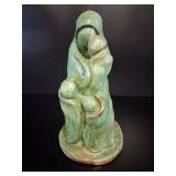Studio Art Pottery Family Group Sculpture vtg