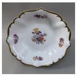 Graf von Henneberg Footed Floral Porcelain Bowl