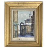 1966 Kurt Maurer Old Montreal Oil Painting
