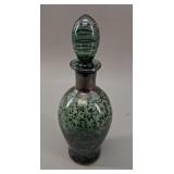 Art Nouveau Silver Overlay Decanter