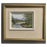 Signed Louis Pierre Boucher Spring Landscape Oi