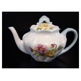 Shelley Dainty China 'Begonia' Teapot vtg
