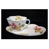 17-Vtg Shelley Dainty China 'Begonia' Tennis Plate
