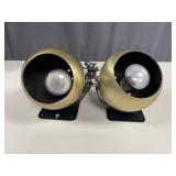 Pair of 1960s Modernist Ball Wall Sconces