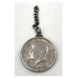 1971-D Kennedy Half Dollar Coin Pendant