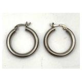 Designer Sterling Loop Earrings