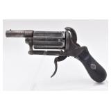Belgium Pinfire Pepperbox Revolver