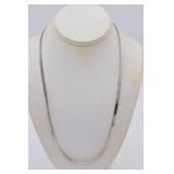 Italian Designer Sterling 24" Necklace