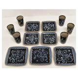 Glidden Southwestern Style Pottery Dishes