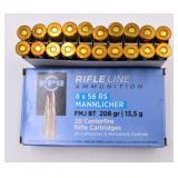 20 Rounds of 8x56RS Mannlicher Ammunition