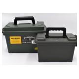 2 Plastic Ammunition Boxes