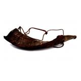 Antique Black Powder Horn Flask