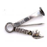 Leonore Dosklow Sterling Smoking Pipe Tool